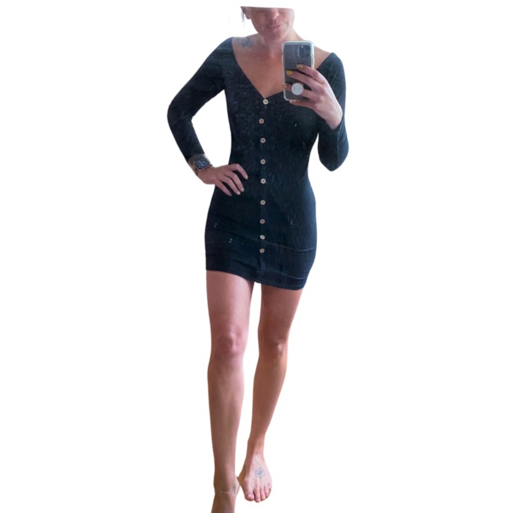 Iris - sexy off the shoulder ribbed pencil dress.